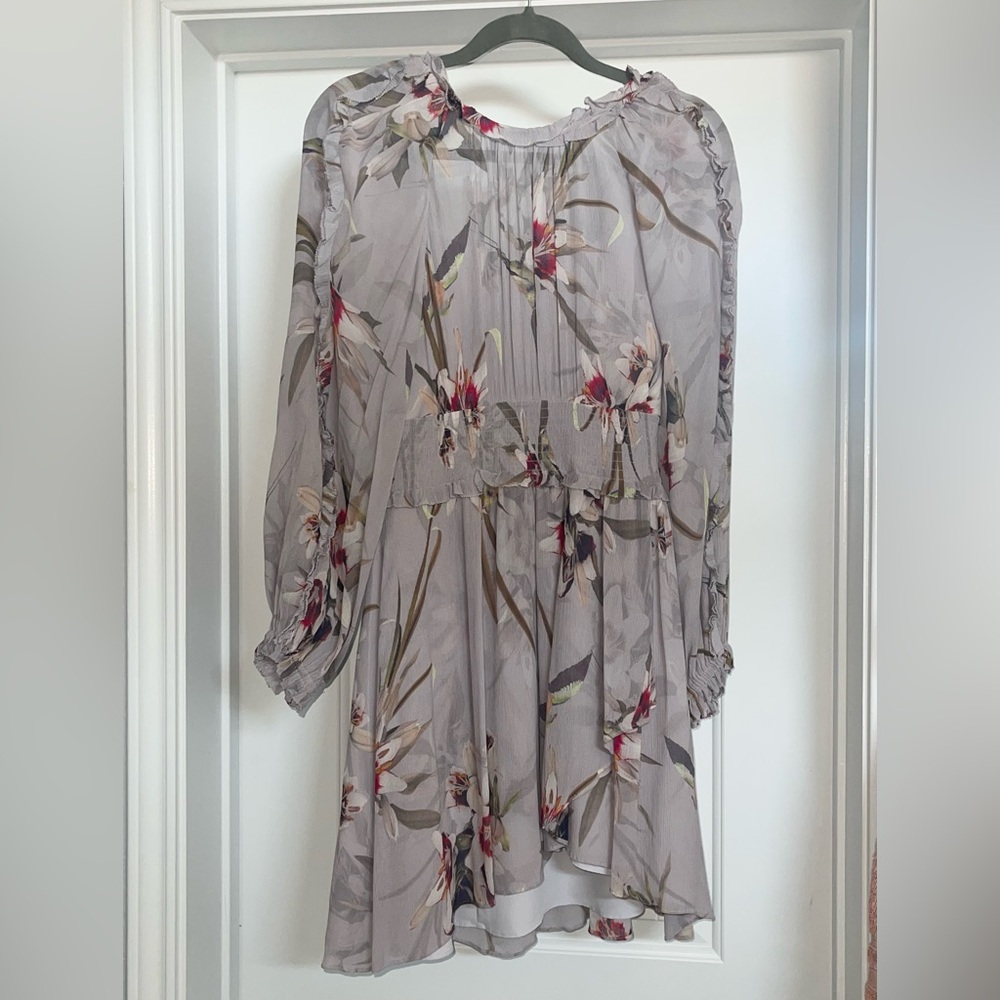 AllSaints Thallo Kuroyuri Dress lavender / pink Size 4
